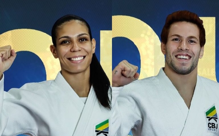 Willian Lima e Jéssica Pereira ganham medalhas de ouro no Grand Slam de Judô em Zagreb