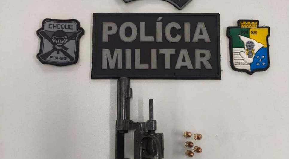 Apreensão de arma  / Foto: PMSE