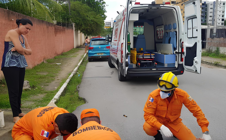 Corpo de Bombeiros atua em colisão de moto contra árvore que deixou adolescente morto em Delmiro Gouveia