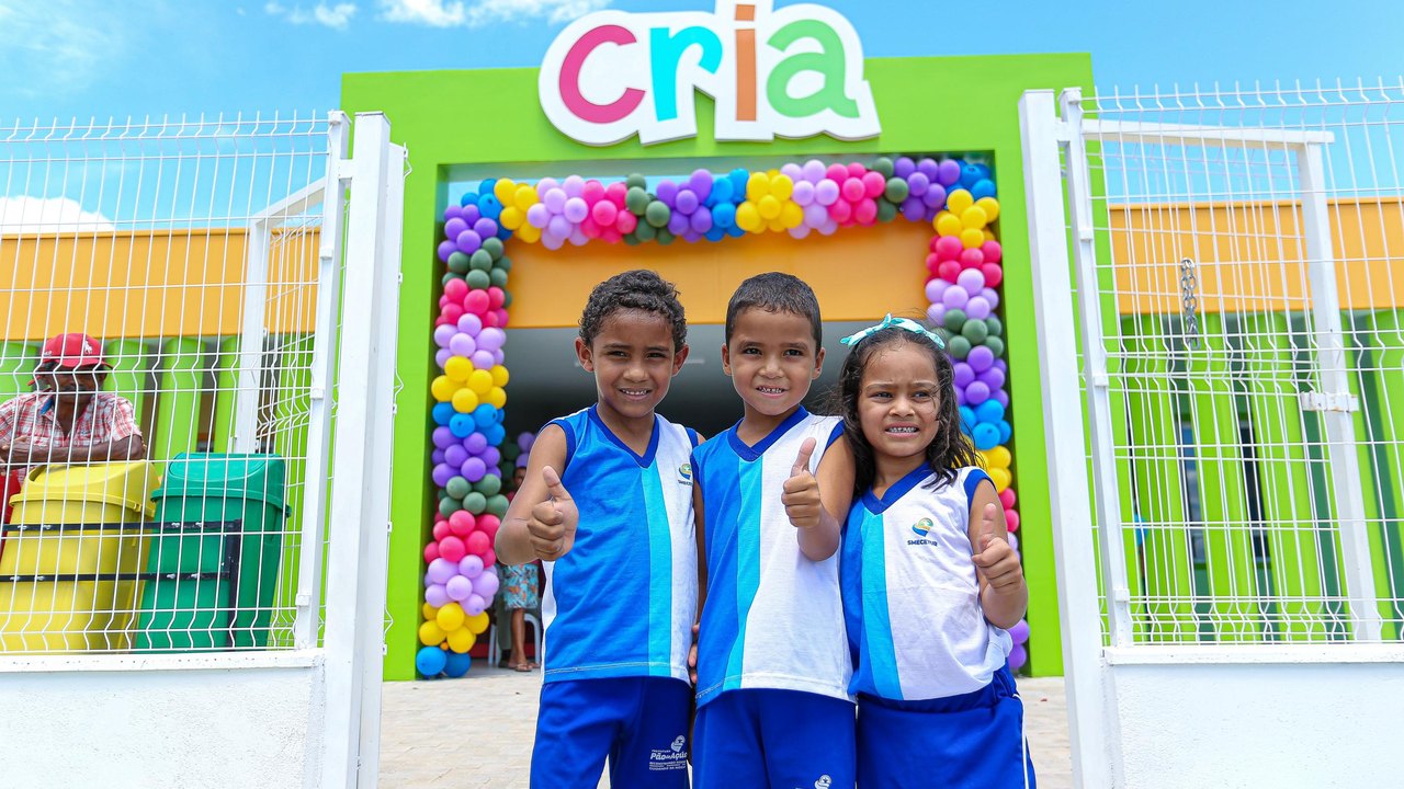 Cria amplia a cobertura educacional infantil em AL com 69 creches Cria entregues