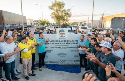 Governo de Alagoas inaugura duplicação da AL-110 no trecho que liga Arapiraca a São Sebastião