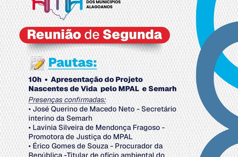AMA reúne prefeitos para apresentação do projeto Nascentes de Vida