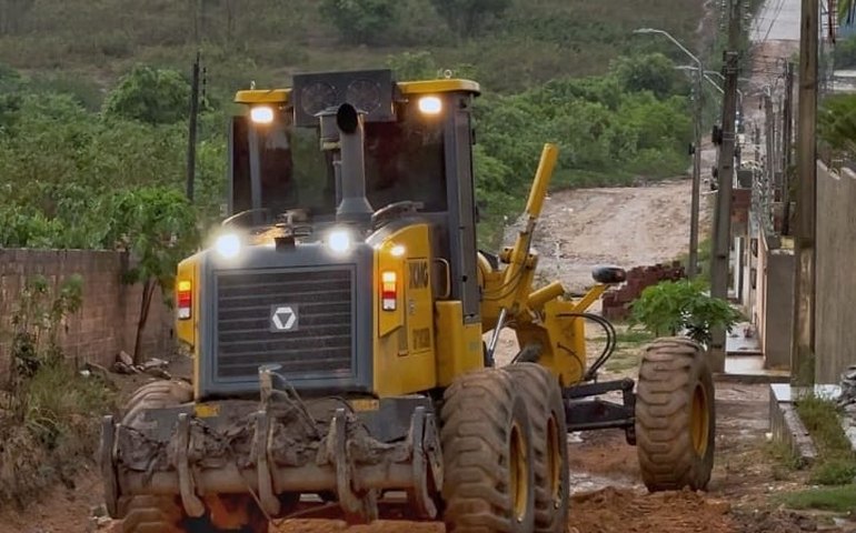 Defesa Civil realiza intervenção na Serra dos Ferreira para escoamento de água e intensifica monitoramento em Arapiraca
