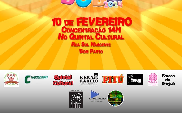 Sururu da Lama promete agitar o sábado de Zé Pereira sem a lama e o Sururu como principais adereços