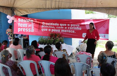 Distrito do Poxim recebe ações do Programa Saúde Tem Pressa