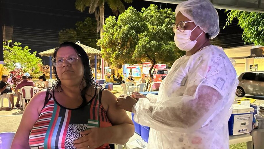 Saúde disponibiliza vacinação para maceioenses durante programação do Cine Massa