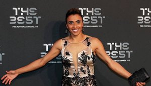Jogadora Marta / Foto: Dan Istitene / Getty Images