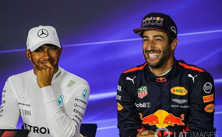 Hamilton e Ricciardo dizem que pretendem protestar contra o racismo no domingo