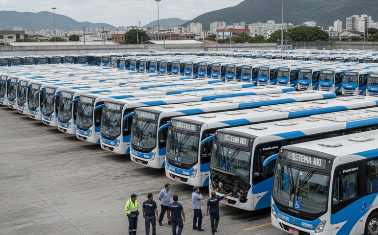Frota de 100 ônibus chega à Zona Oeste antes de nova licitação