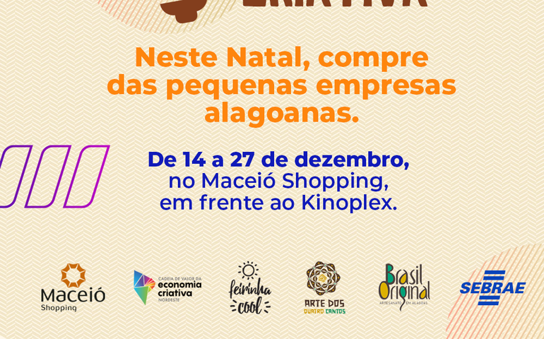 Feira vai impulsionar vendas de produtos da Economia Criativa