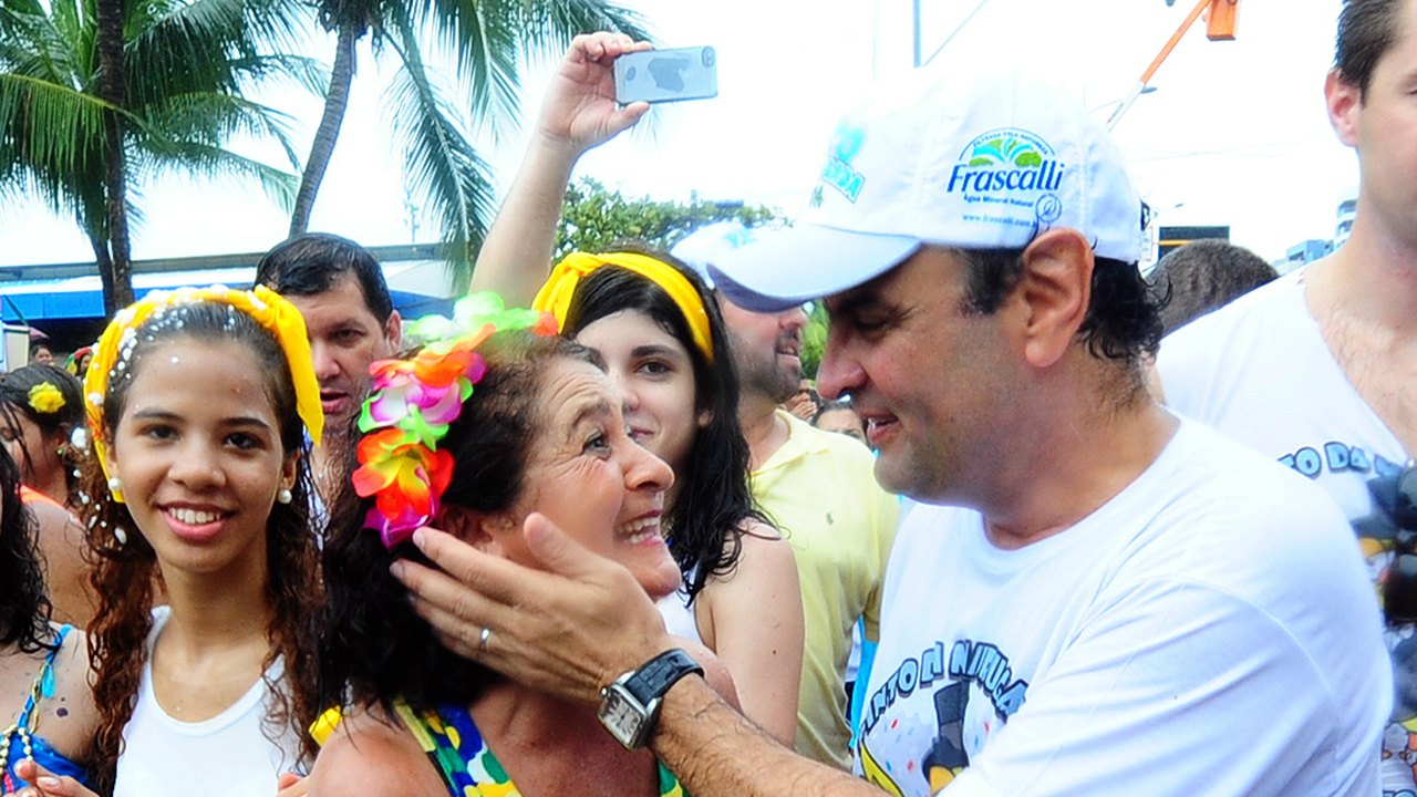 Aécio Neves em Maceió: “brasileiros querem mudanças”