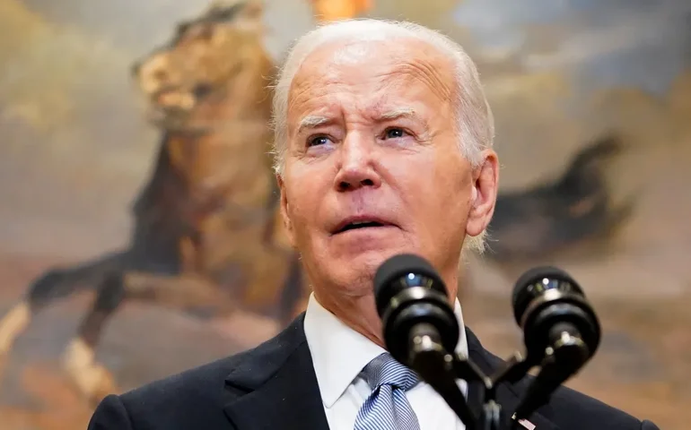 Casa Branca agenda novo discurso de Biden ainda neste domingo