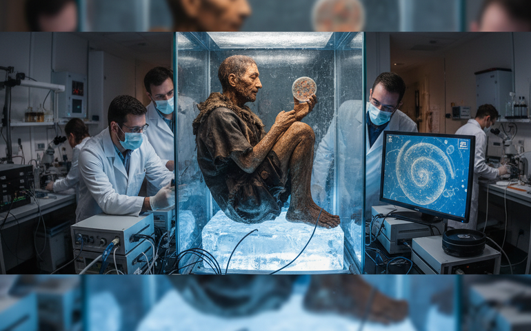 HPV já circulava entre humanos há 45 mil anos? Estudo brasileiro identifica o vírus em Ötzi, o 'Homem de Gelo'