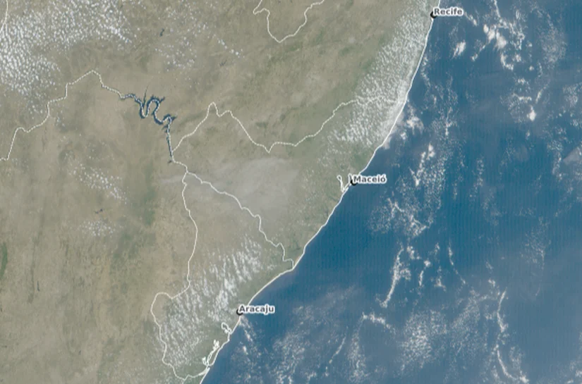 Domingo (26) será de sol e temperaturas amenas em Alagoas, aponta previsão