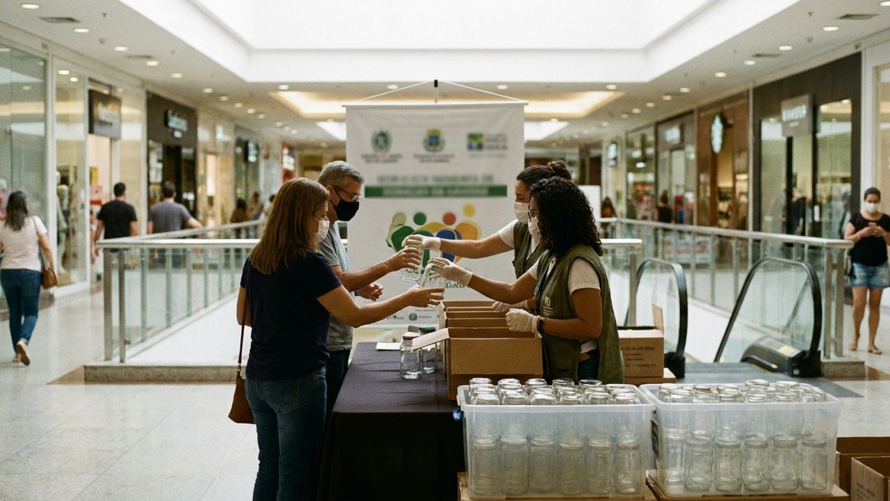 Shopping da Gávea arrecada recipientes para armazenar leite materno doado ao banco de amamentação da Fiocruz
