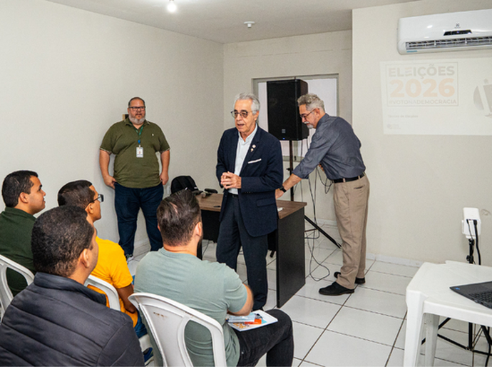 Presidente do TRE/AL acompanha treinamento de técnicos de eleição para o pleito de 2026