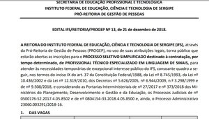 IFS EDITAL LIBRAS