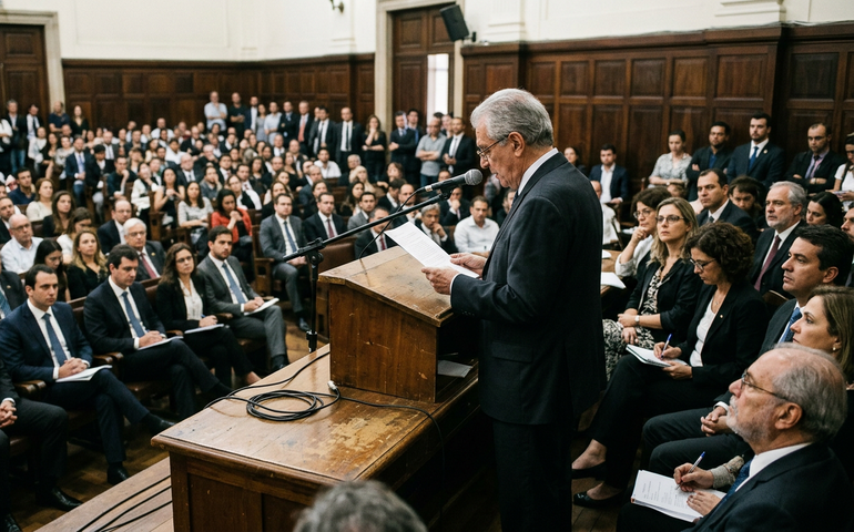 Em ato na USP, juristas e ativistas pedem código de ética para tribunais superiores