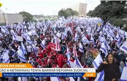 Protestos em Israel tentam barrar reforma judicial