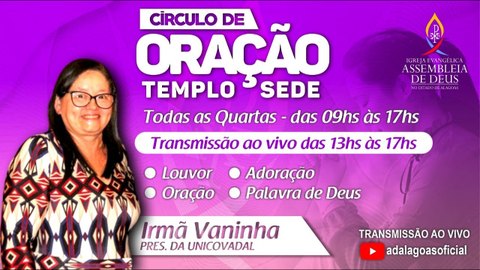 Circulo de Oração - 31/03/2021 (Acessível em Libras)
