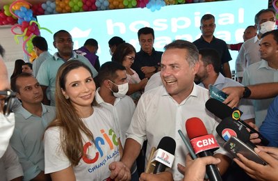 Renan Filho inaugura o Hospital da Criança, 6ª unidade hospitalar construída e entregue à população alagoana 