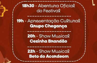 Pão de Açúcar celebra gastronomia, música e cultura no 1º Festival Canções e Sabores do Sertão