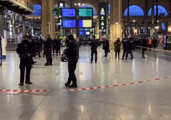 Ataque a faca deixa três feridos em uma das principais estações de trem em Paris