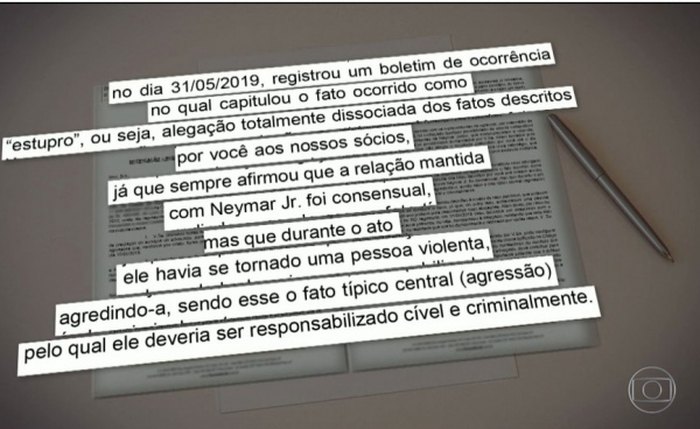 Ex-advogado de mulher que acusa Neymar diz que ela não havia relatado estupro