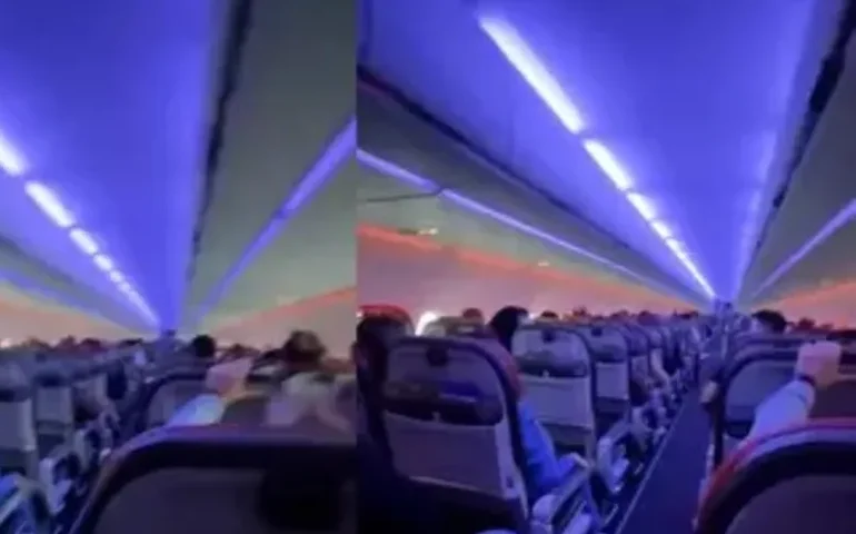 Avião da Latam é atingido por granizo após decolagem em Chapecó; voo pousa em segurança