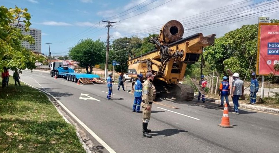 Trânsito na ponte do Rio Poxim em Aracaju será bloqueado nesta sexta-feira / Foto: Foto: SMTT/Aracaju