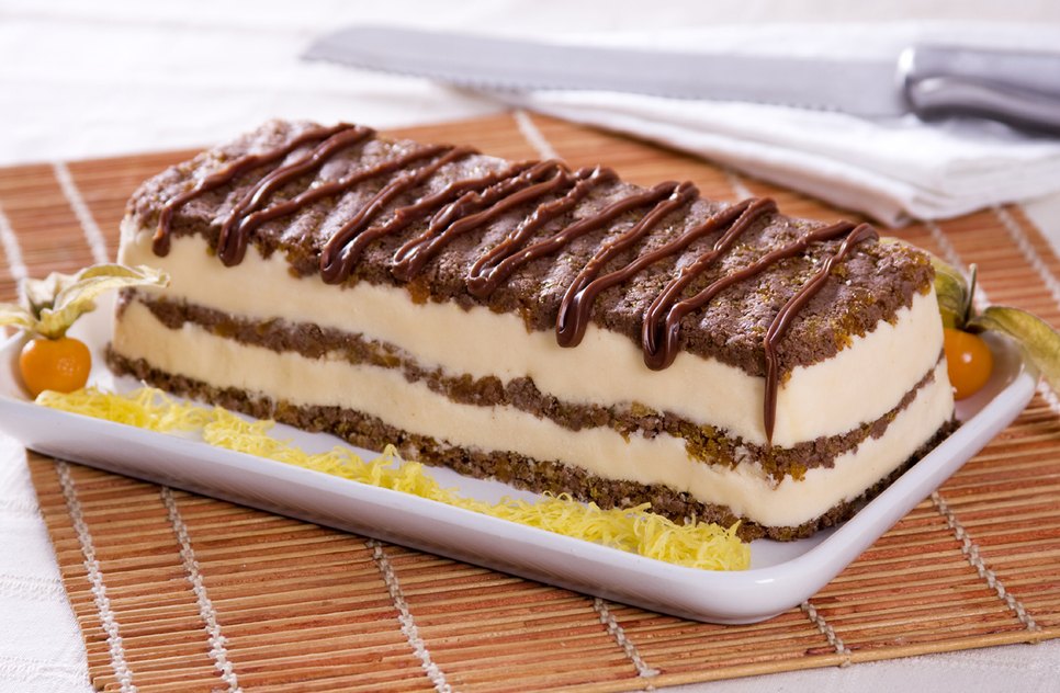torta gelado crocante