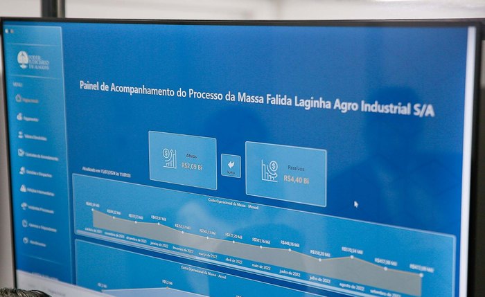 Ferramenta disponibiliza informações sobre a massa falida da Laginha