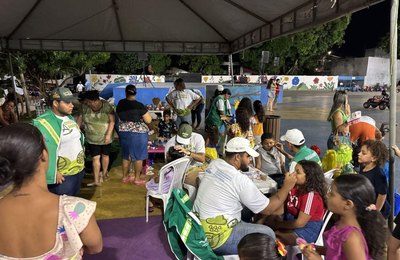 Tenda Sustentável: Alurb leva serviços e lazer para moradores do Osman Loureiro