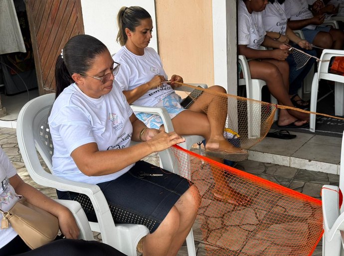 Curso fortalece tradição do filé e autonomia produtiva no Pontal da Barra