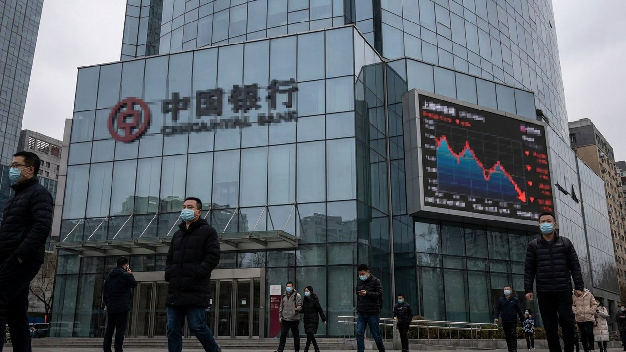 China: novos empréstimos bancários recuam inesperadamente em julho