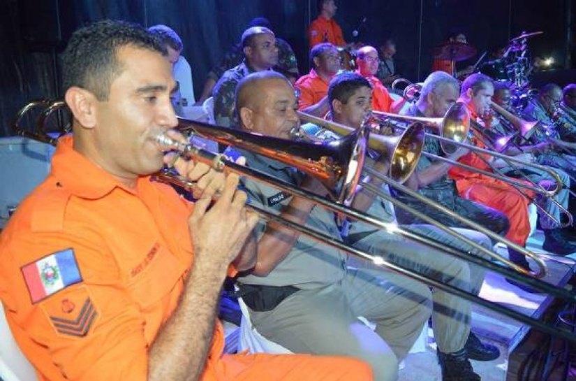 Concerto de Bandas Militares no Centro de Maceió reúne mais de 500 pessoas