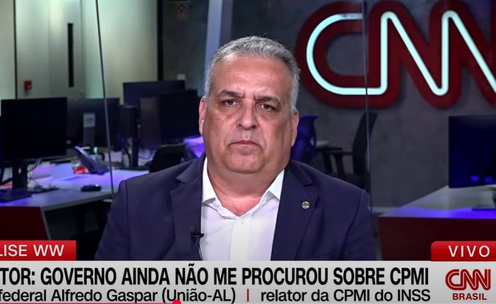 O deputado federal Alfredo Gaspar concedeu entrevista à CNN O deputado federal Alfredo Gaspar concedeu entrevista à CNN