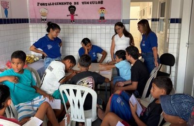 Creas de Campo Alegre promove oficina sobre a temática de defesa de direitos de crianças e adolescentes