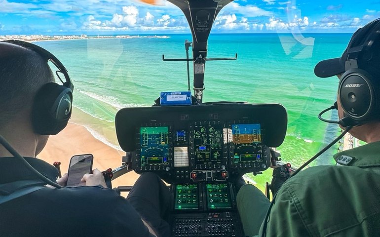 Departamento Estadual de Aviação reforça operações da SSP com apoio aéreo