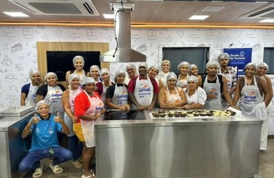 Oficinas de gastronomia ofertadas pela carreta do Senac em Campo Alegre encerram após uma semana de sucesso