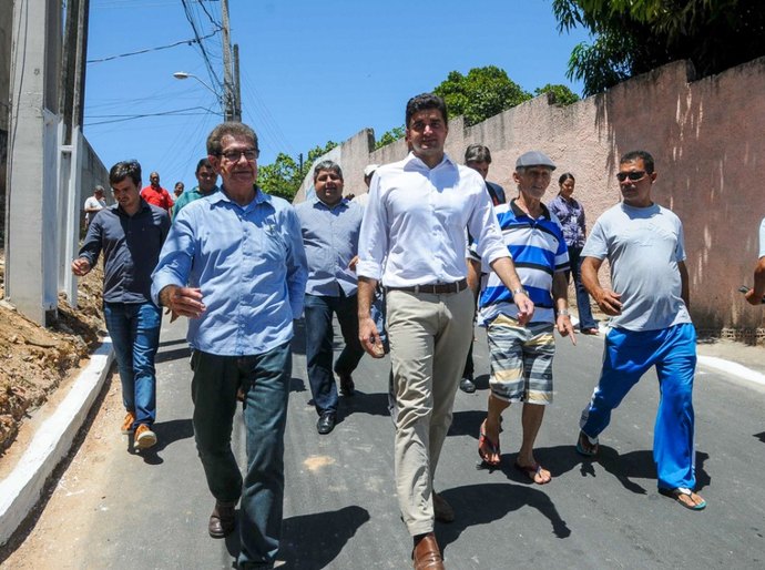 Maceió 200 anos: prefeito vistoria obras em Piabas