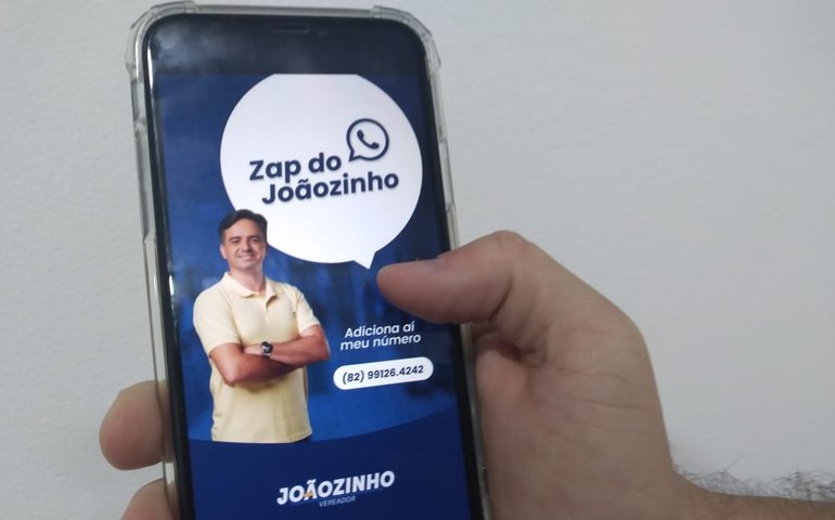 Vereador Joãozinho lança WhatsApp para melhor contato com a população