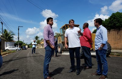 Semifra pavimenta mais dez ruas na parte alta de Maceió  