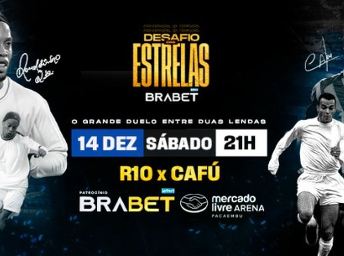 Ronaldinho Gaúcho e Cafú participam de evento da Brabet