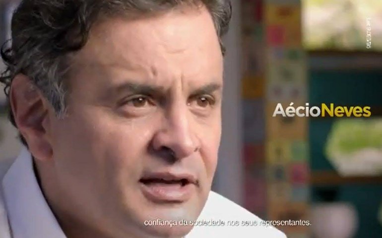 TVs exibem propaganda do PSDB nesta terça-feira