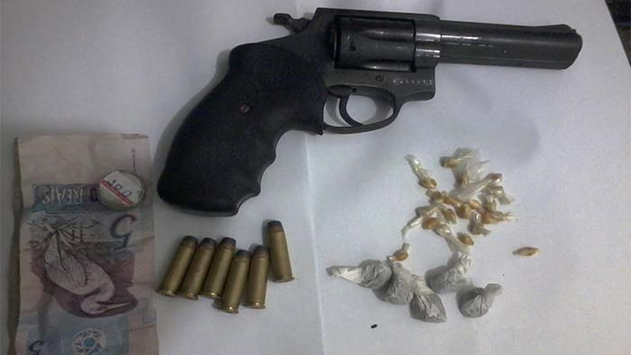 Santa Luzia do Norte: PC apreende adolescente com arma e droga