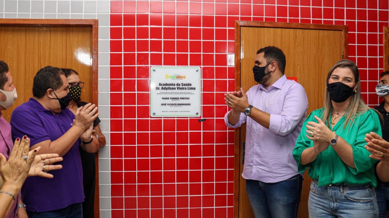 Piranhas inaugura Academia de Saúde durante comemorações em alusão aos 134 anos de Emancipação Política   