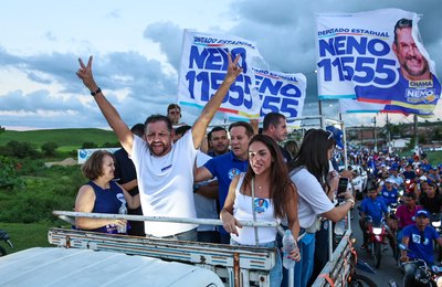 Neno inicia campanha com grande mobilização popular em São José da Laje