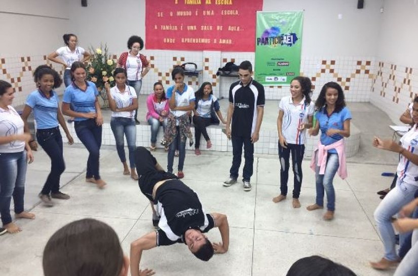 Participaê reúne dezenas de jovens em escola estadual de Quebrangulo