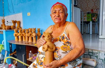 Arte de Dona Irinéia assina prêmio Tia Marcelina 2021 entregue pelo Governo de AL nesta terça (23)